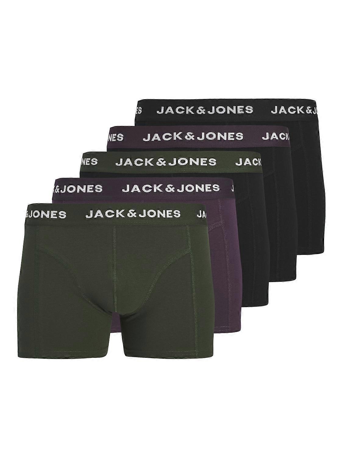 Jack & Jones Jacjj Solid Trunks 5 Pack