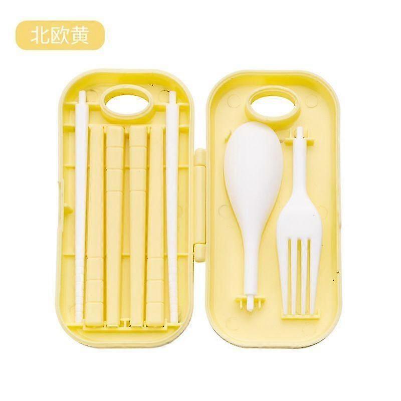Cutlery Set Creative Reusable Pp Portable Students Cutlery Set For Outdoor