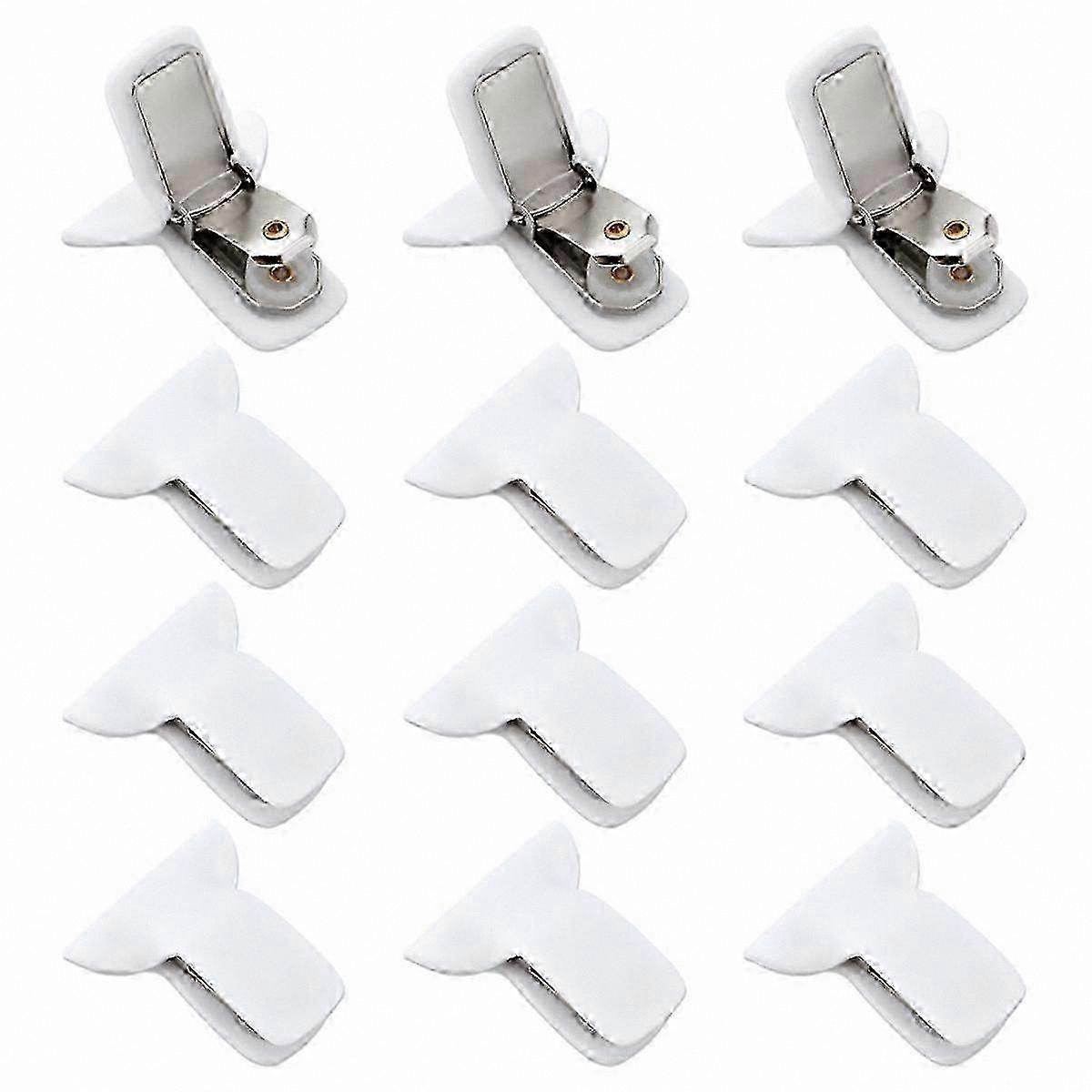 12-Pack Duvet Clips for Comforter, Strong Quilt Fasteners with Foam Padding for Blanket and Cover Security