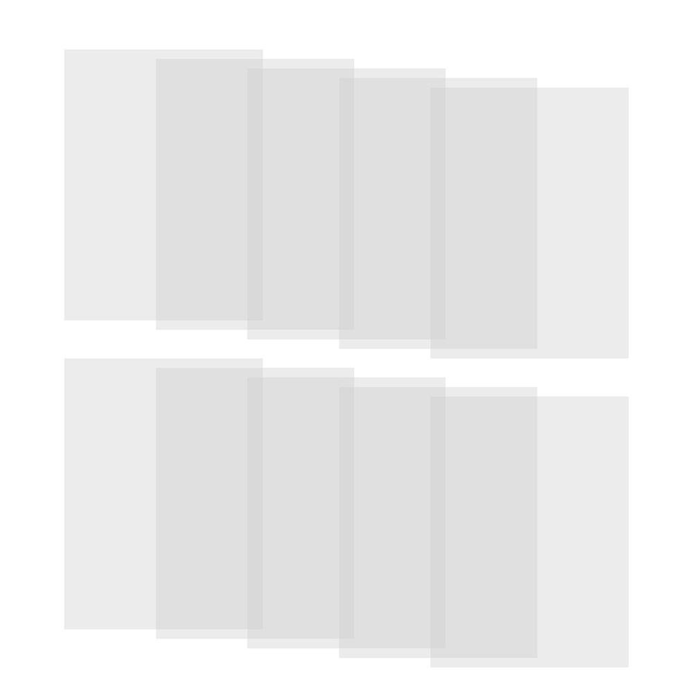 DIY Plastic Sheet for Epoxy Craft and Jewelry Making White Plastic Material 20pcs