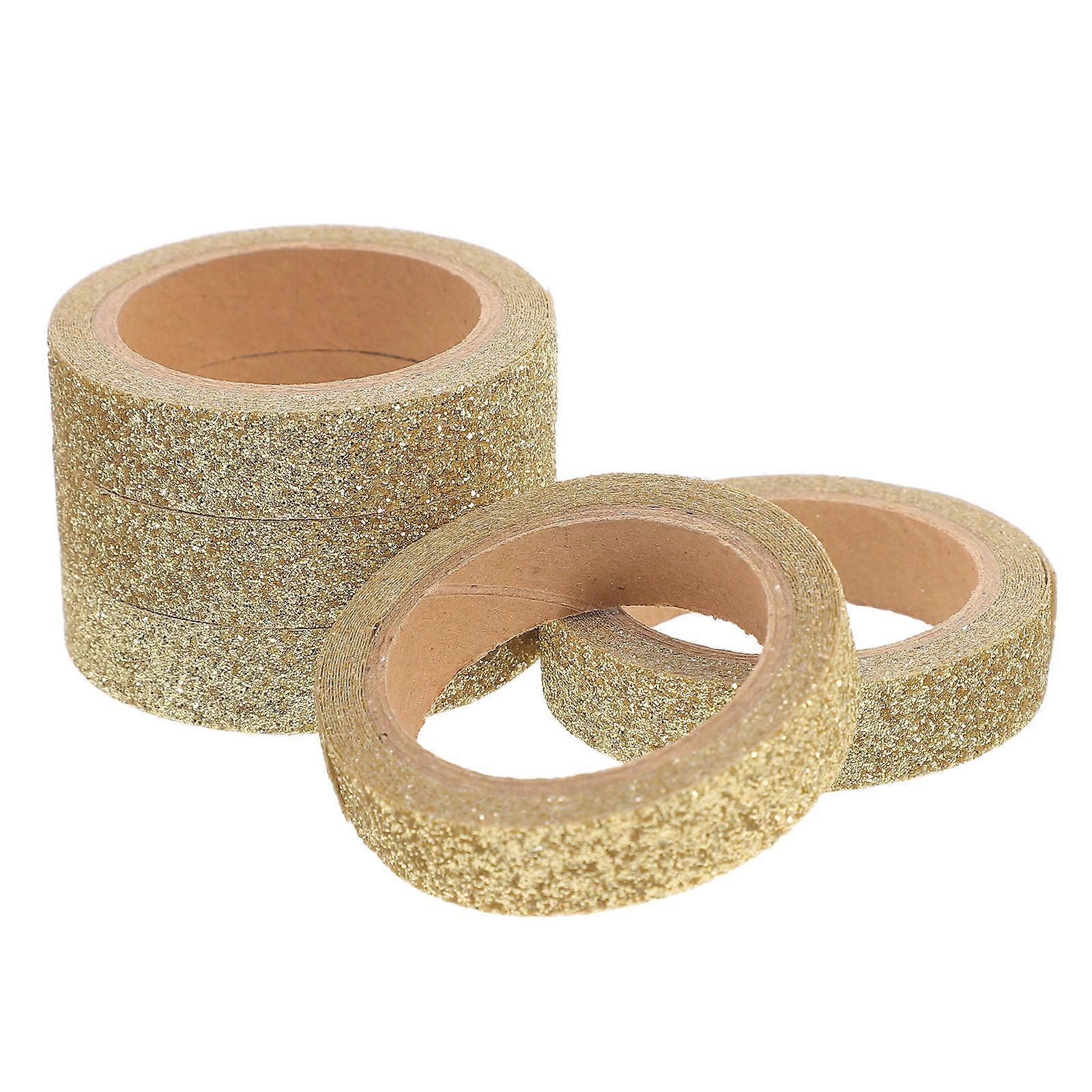 Glitter Washi Tape Decorative Washi Tape for Decoration 5 Rolls