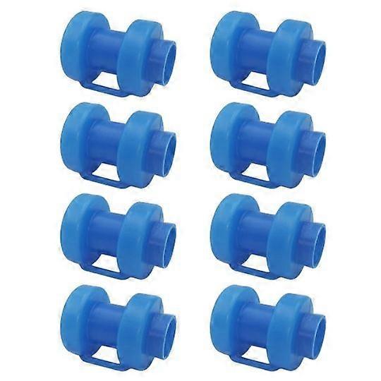 8-Pack Trampoline Caps, PP Plastic End Caps, Children's Trampoline Steel Pipe Top Caps, Trampoline Protective Covers