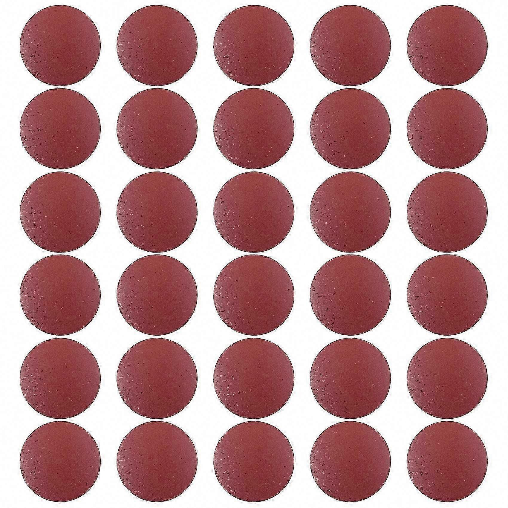30pcs 5-inch 125mm Round Sandpaper Discs with Loop Backing - Grit 80/100/120/180/240/320 for Sanding