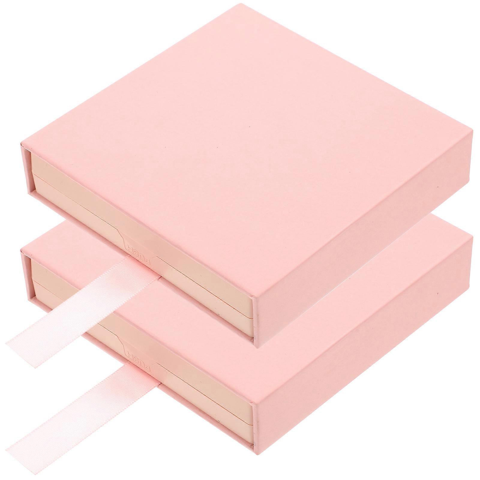 Moisture Resistant Jewelry Organizer Case For Women Home Use 11.5X11.5cm Drawer Style 4Pcs