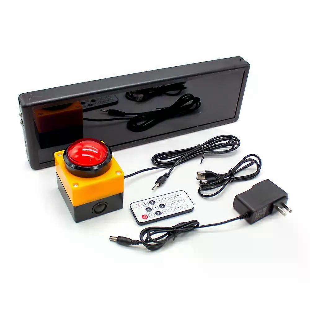 Competitie Timer Countdown Stopwatch Teller LED 6-cijferig digitaal display Training Spraaktiming Apparatuur met afstandsbediening