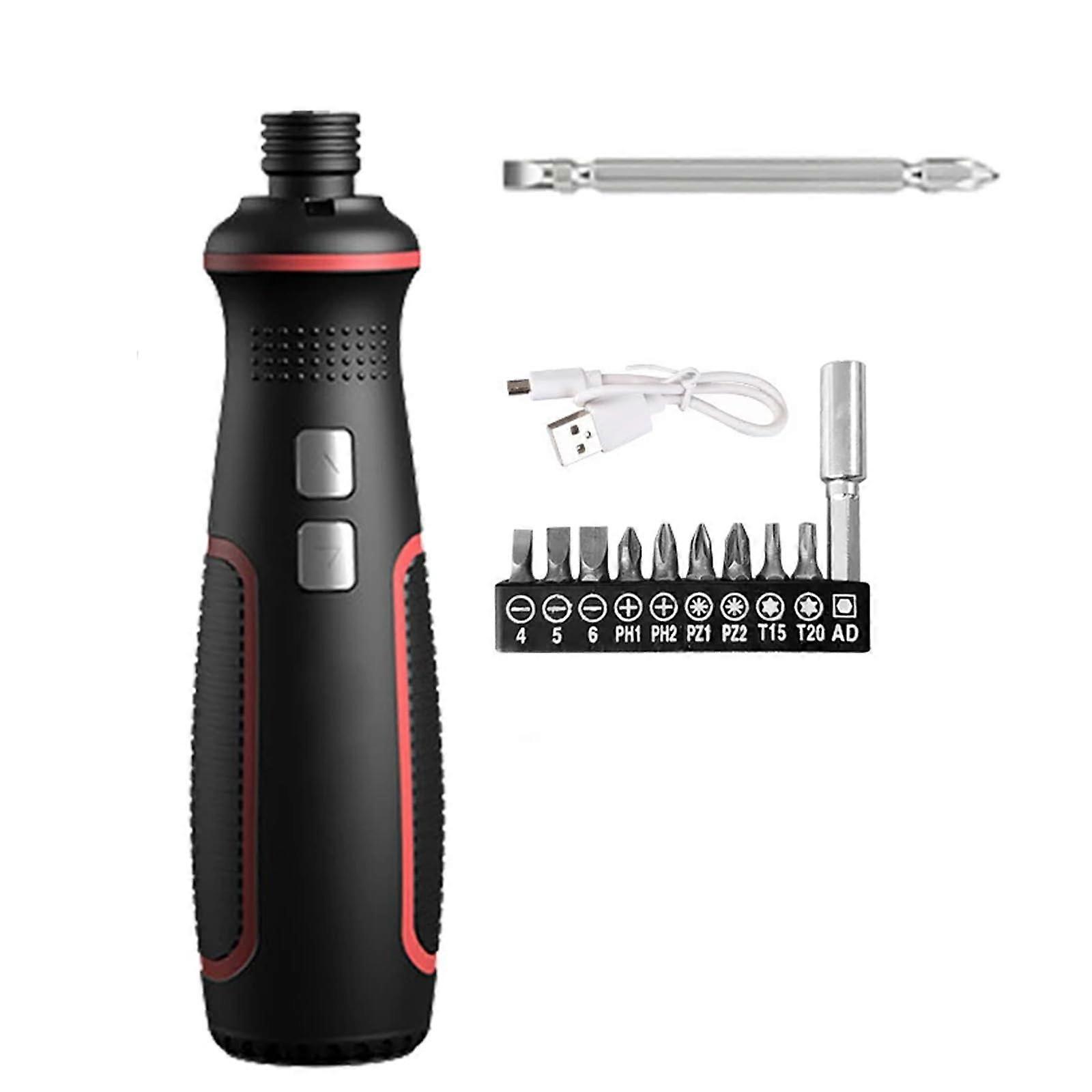 Rechargeable 3.6V Electric Screwdriver with LED Light for Craft Projects and Everyday Household Applications Repairs Workshop Screwdriver