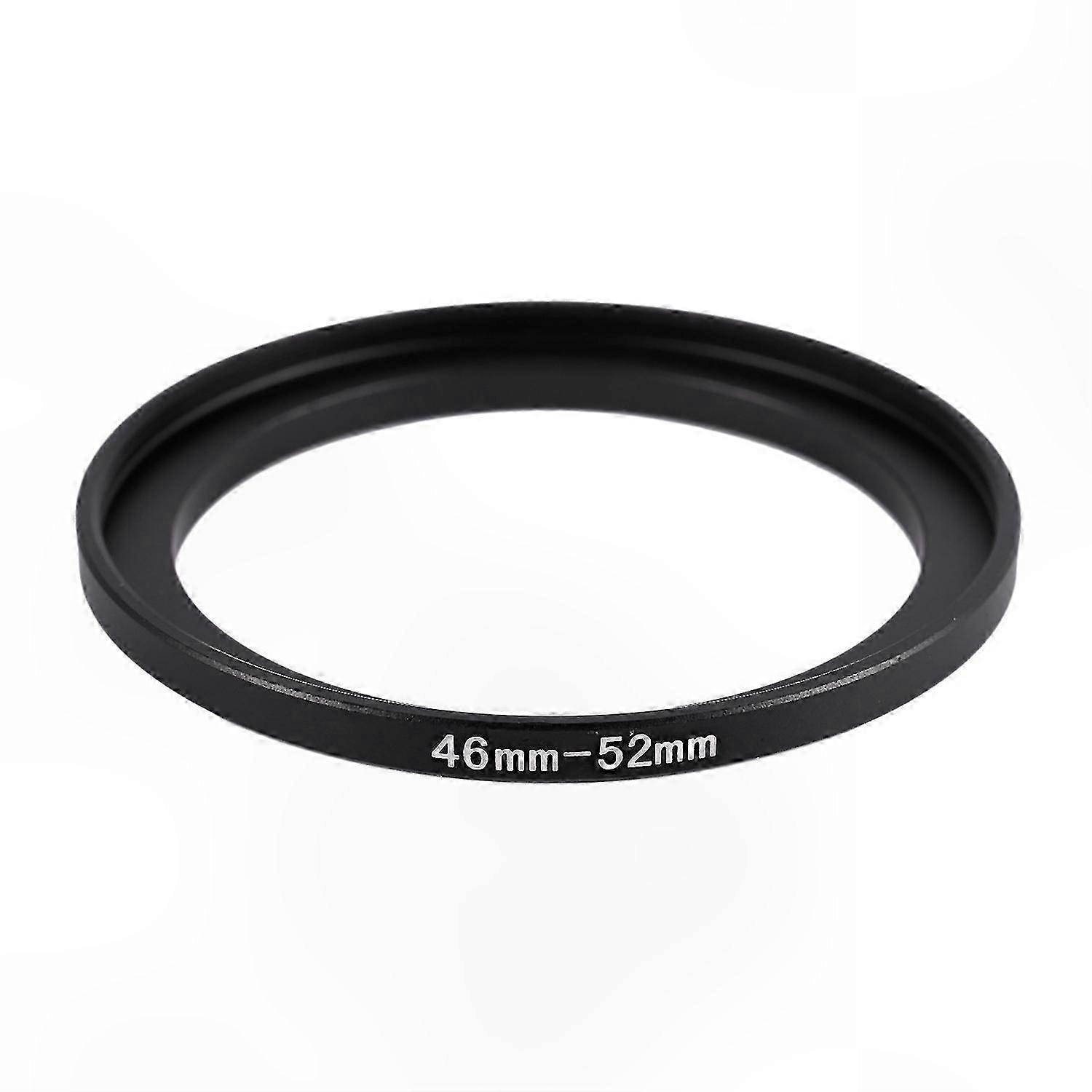 Aluminum Step-Up Adapter Ring for DSLR Cameras, 46mm to 52mm Conversion Accessory