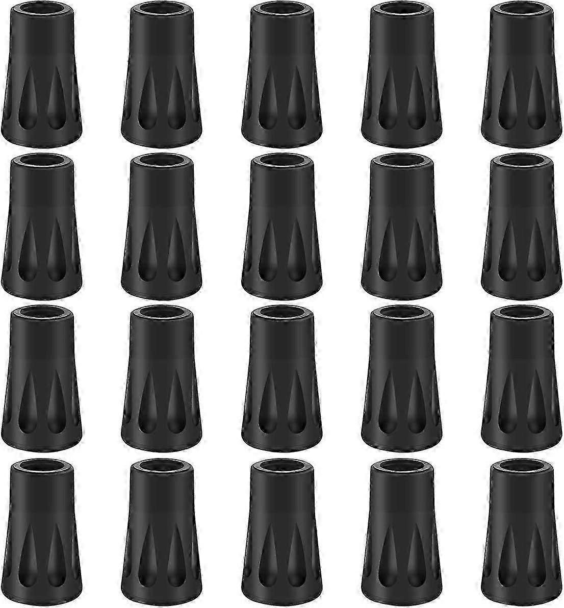 Walking pole accessories - 20pcs rubber tips for Nordic