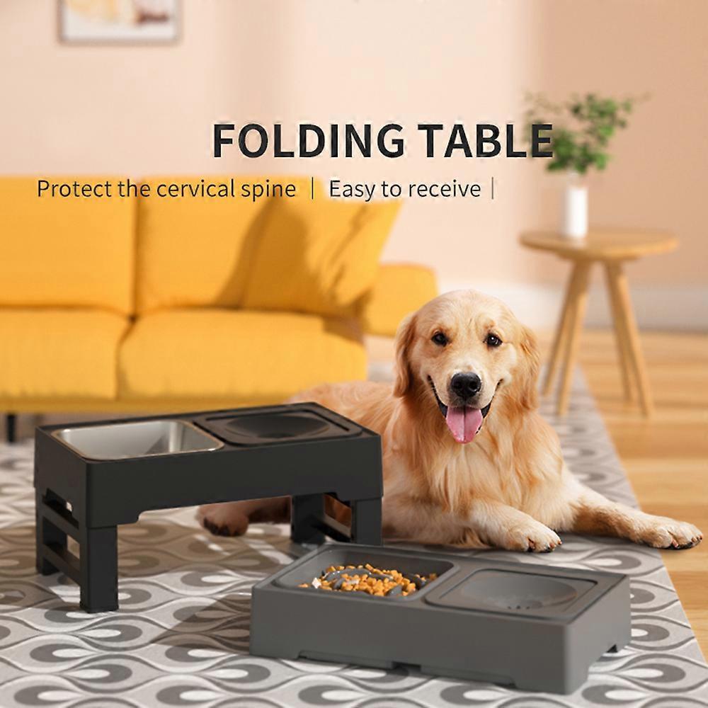 Pet Folding Table Bowl for Pets Compact and Travel-Friendly