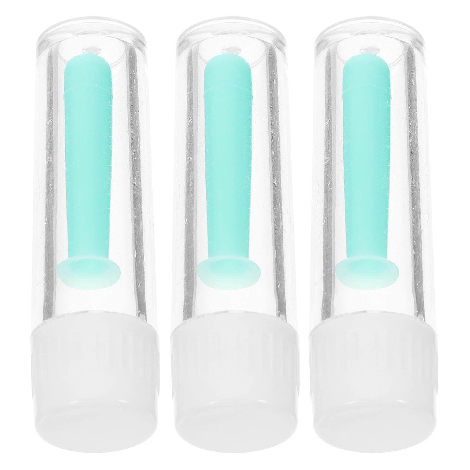 Convenient Contact Sticks Small Contact-Lens Removers for Invisible Lens Users Silicone Material Function Lens Removal 3Pcs