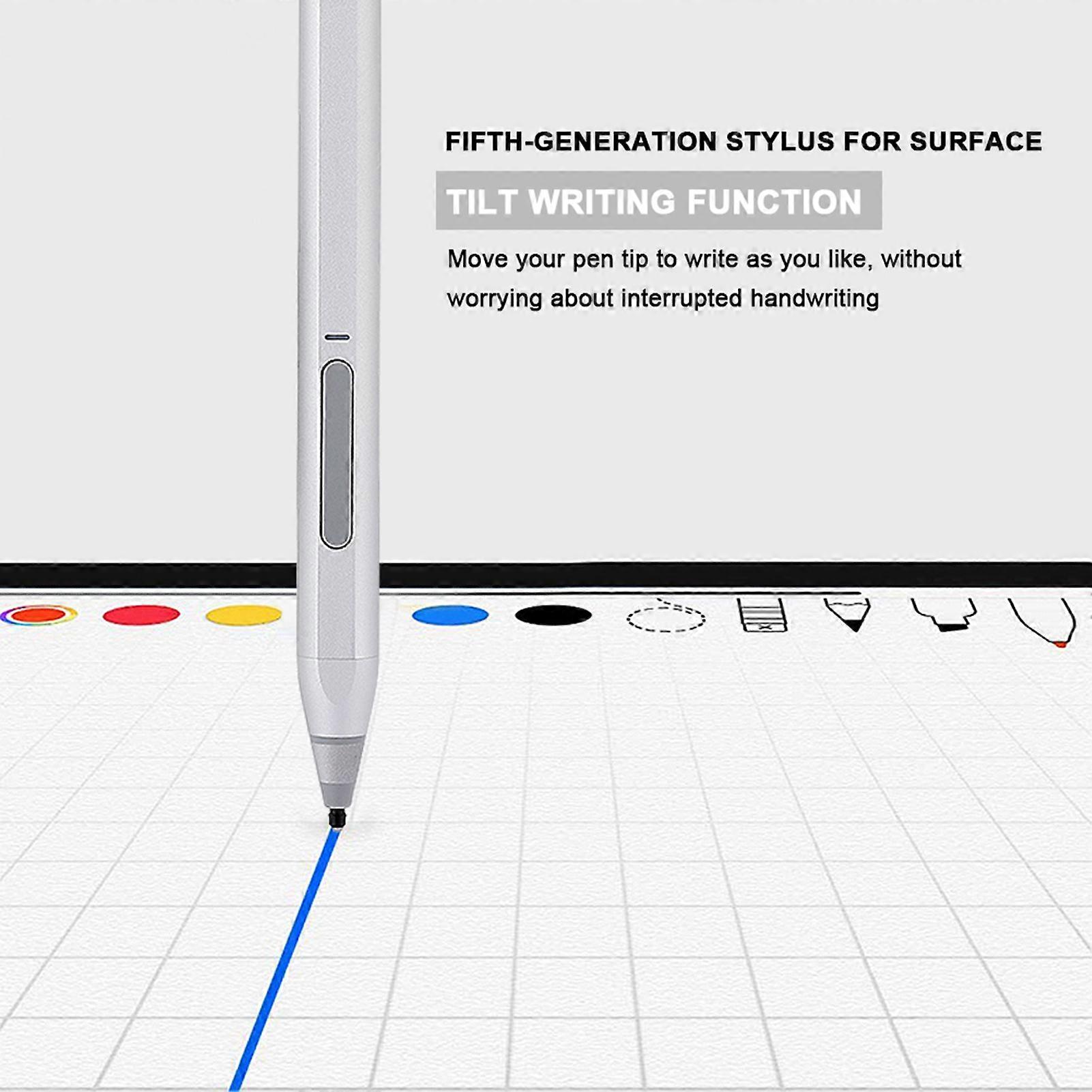 Rechargeable Silver Stylus Pen for Surface Pro 5 6 7, 14.2cm