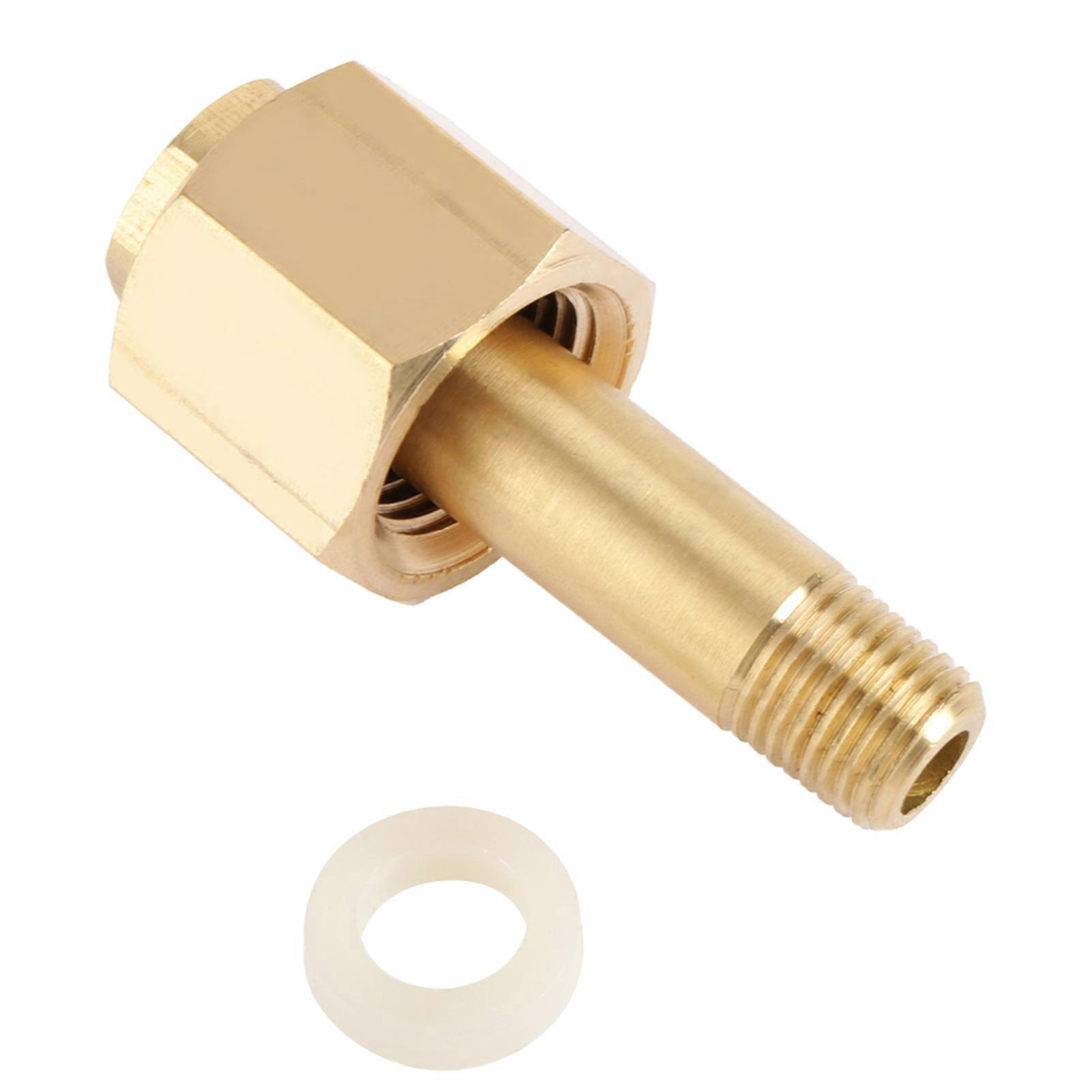 CGA-320 Carbon Dioxide Regulator Inlet Nut and Nipple with Washer