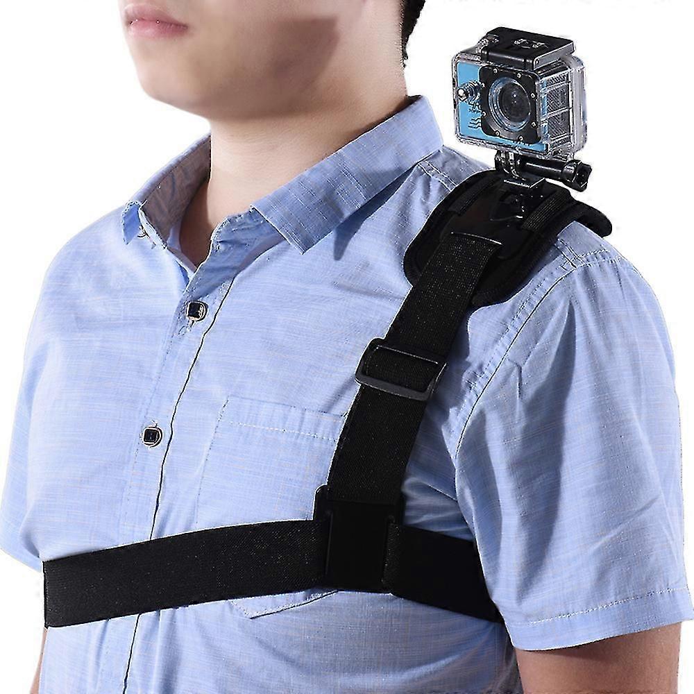 Adjustable Action Camera Single Shoulder Chest Strap Mount