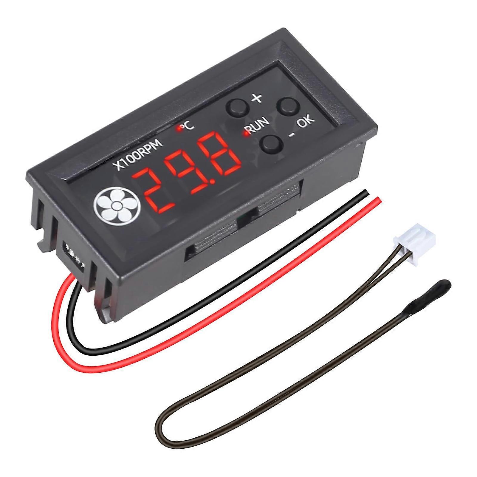 12V PWM 4 Wire Fan Speed Controller Module Noises reduction Low Controller Temperature Controlled Governor Enduring Multicolor