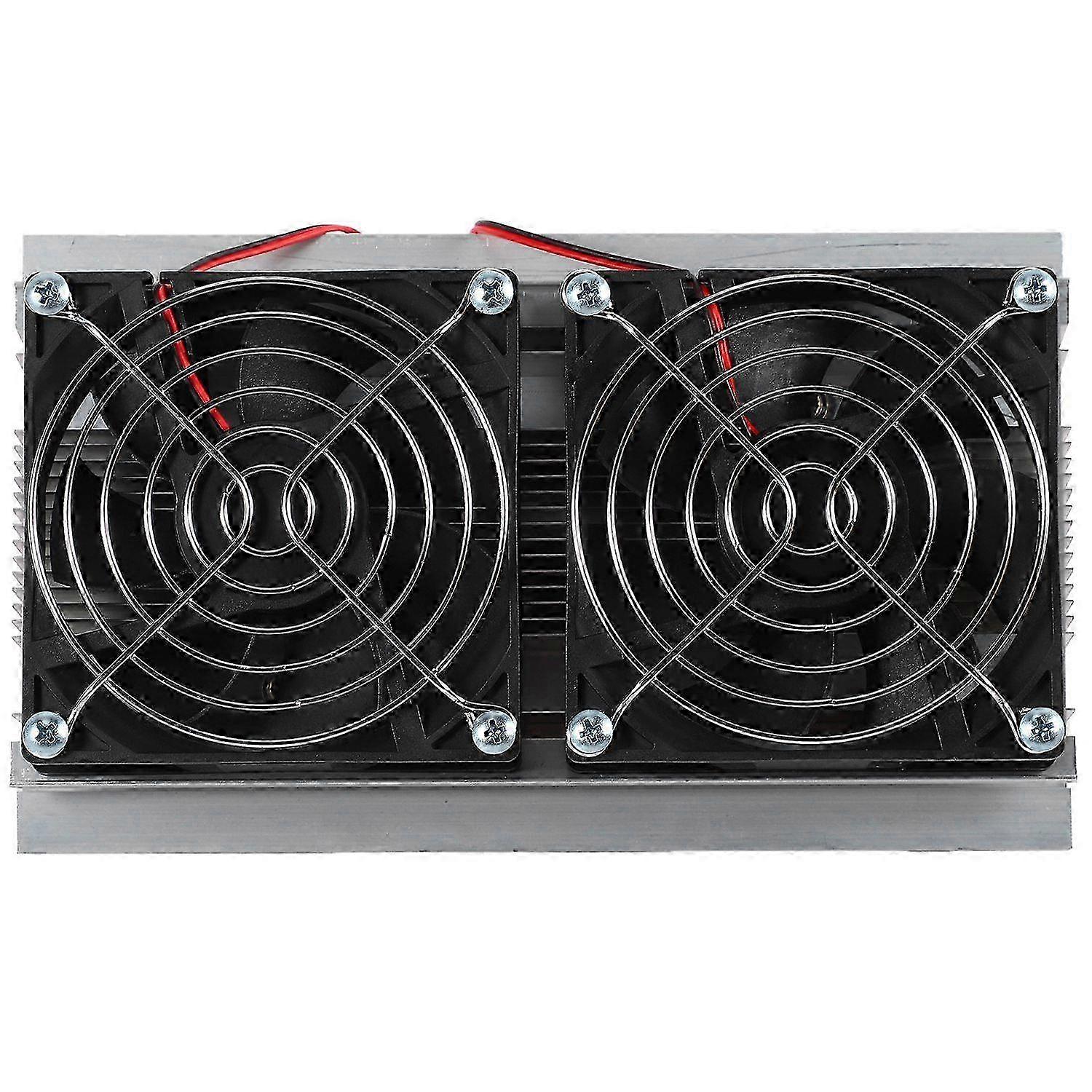 200 x 118 x 95mm 120W Thermoelectric Peltier Refrigeration Semiconductor Cooling System Kit Double Fan