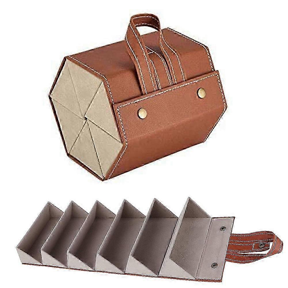 Travel in Style with Sunglasses Organizer - 5/6 Slots Travel Glasse...