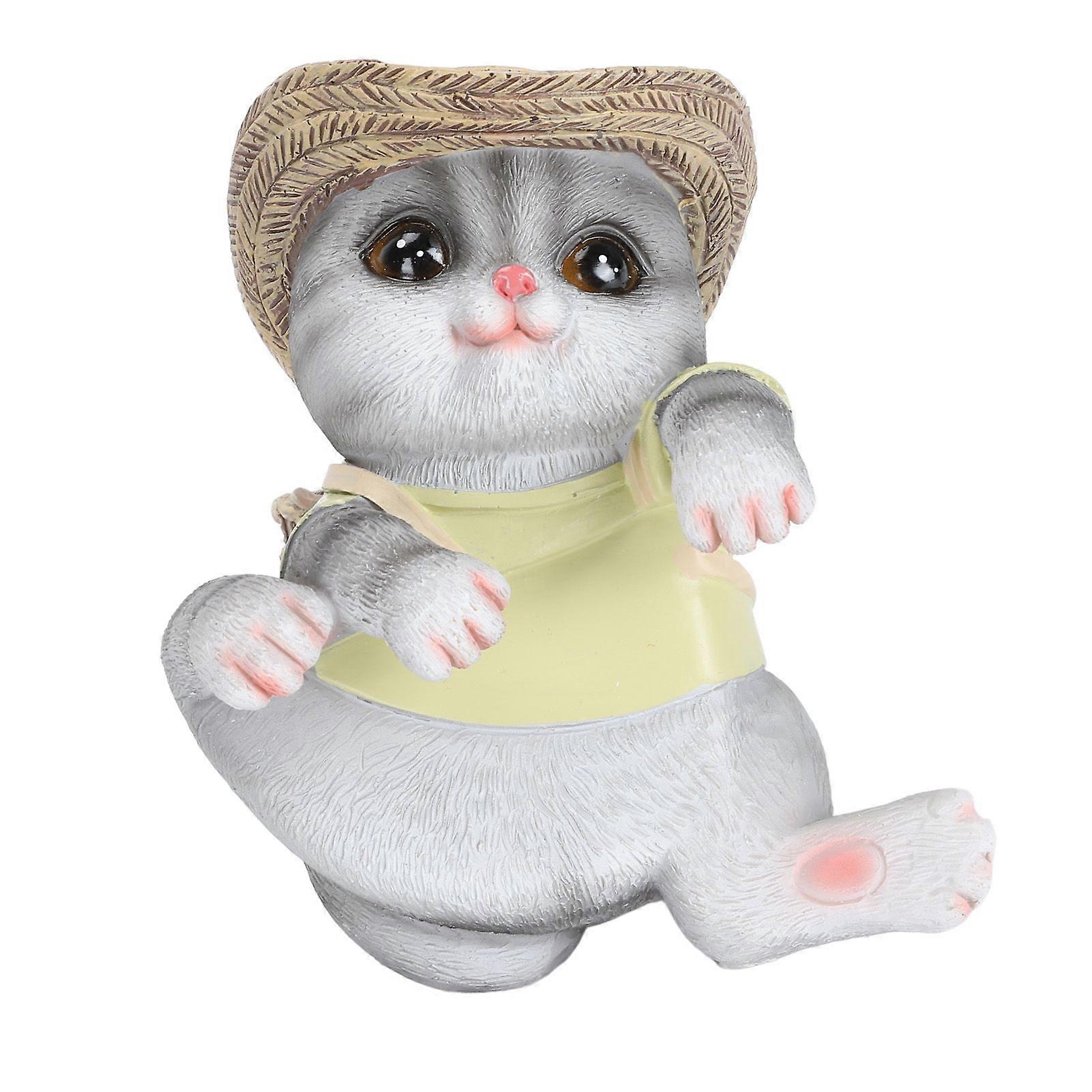 Animal Planter Hanging Ornament Lifelike Cute Appearance Flowerpot Hug Statue for Garden Yard Balcony Type A