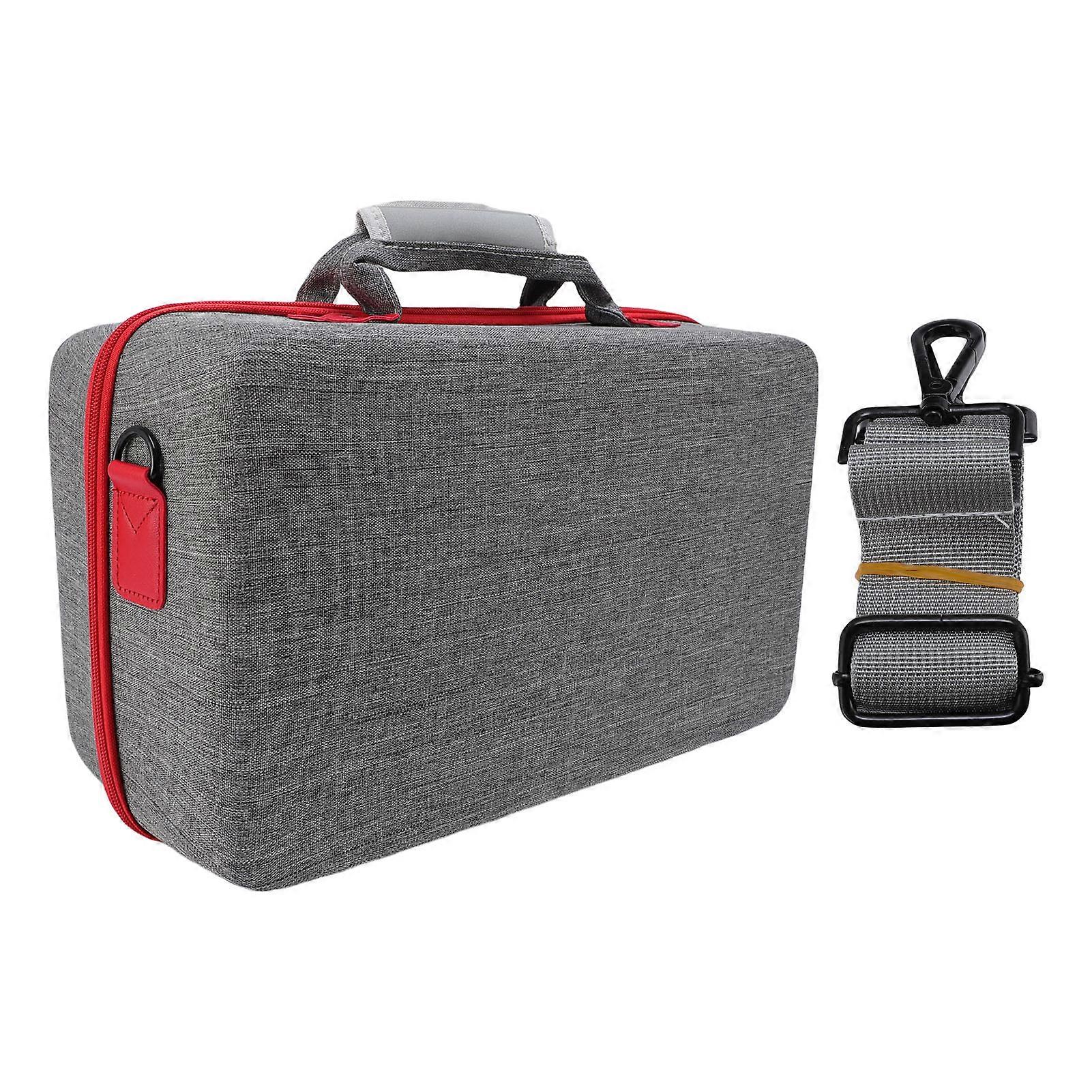 Home Game Console Hard Shell Carrying Case Fit SLIM Protective Travel Bag Large Capacity for Controller Vertical Base