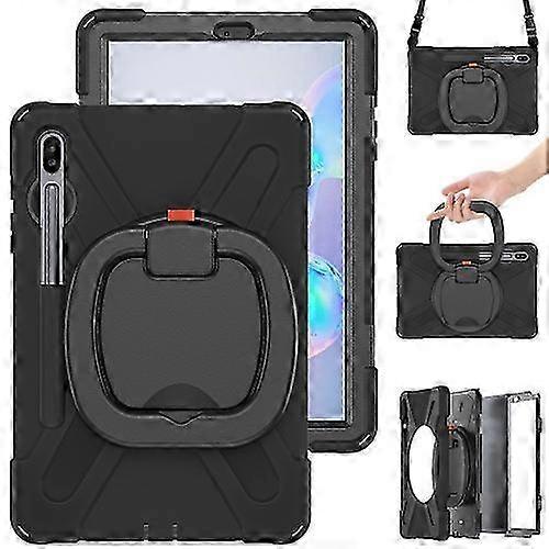 For Samsung Galaxy Tab S6 T860 Silicone + PC Protective Case with H...