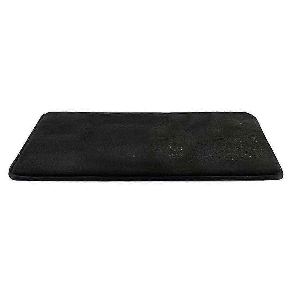 Memory Foam Badematte Rutschfeste Saugmatte Vevelt Badematte Schwarz 40x60cm