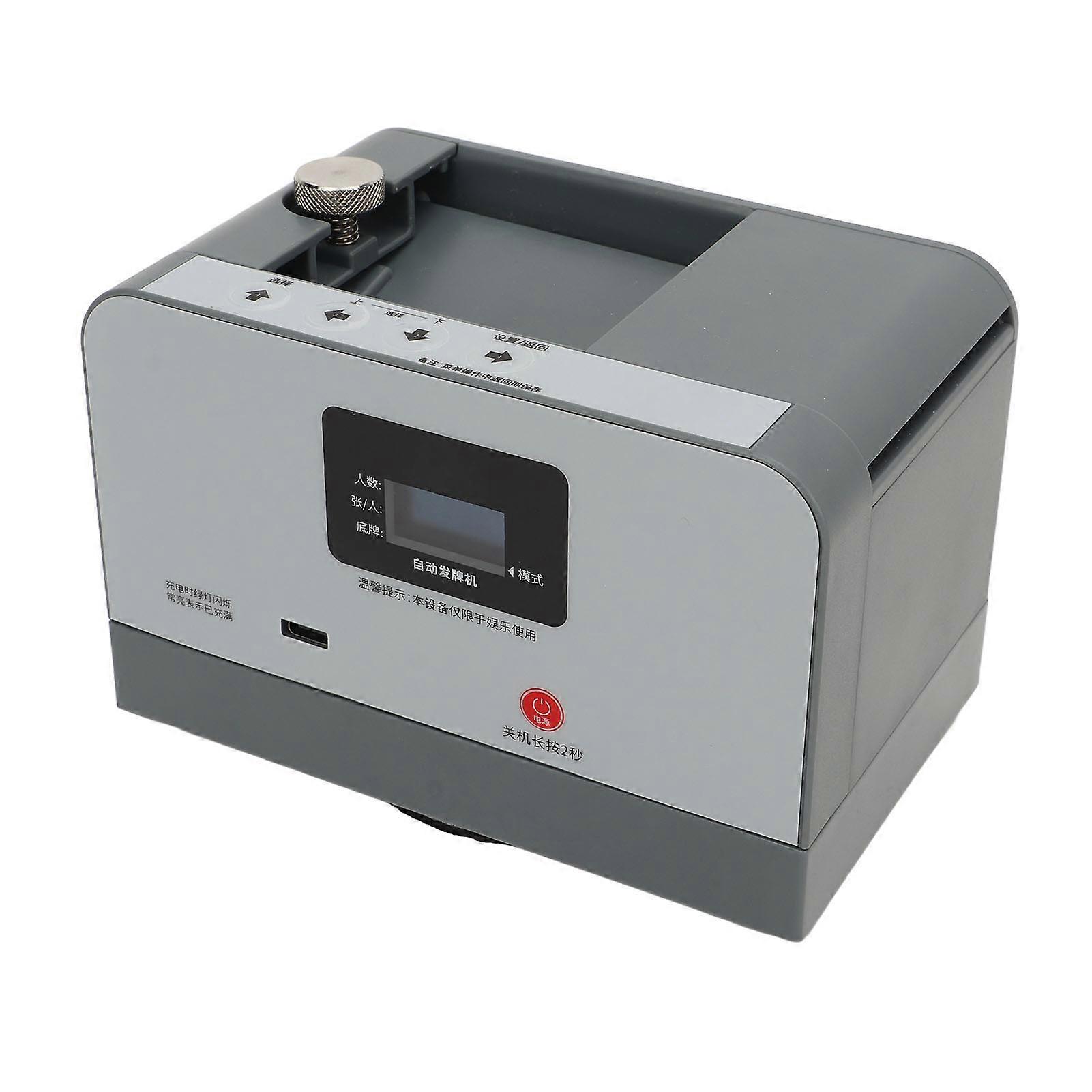 Smart Mini Automatic Playing Card Shuffler Blue Gray, 864 Cards