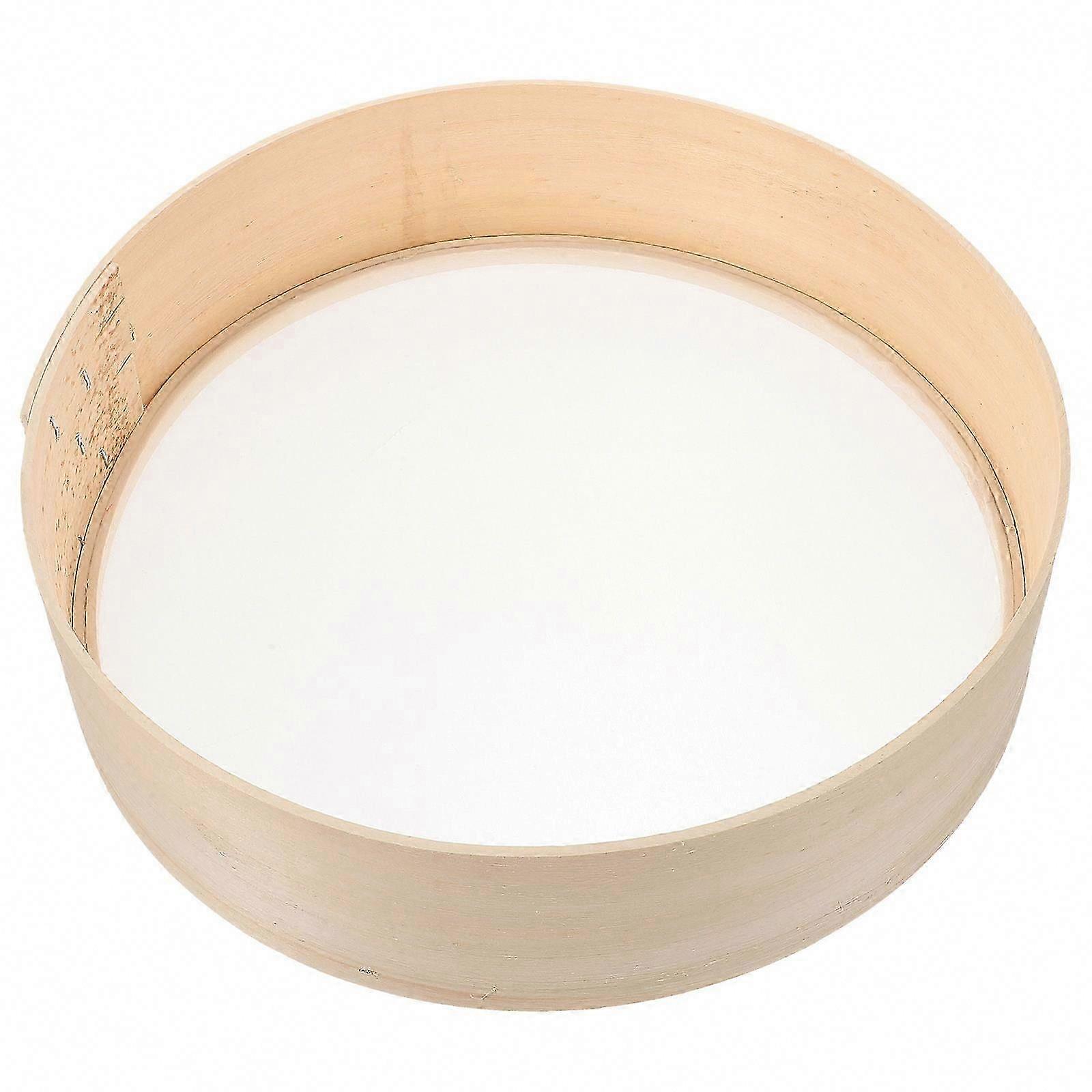 Wooden Manual Flour Sifter for Sifting Flour and Cocoa Powder, 1-Pack