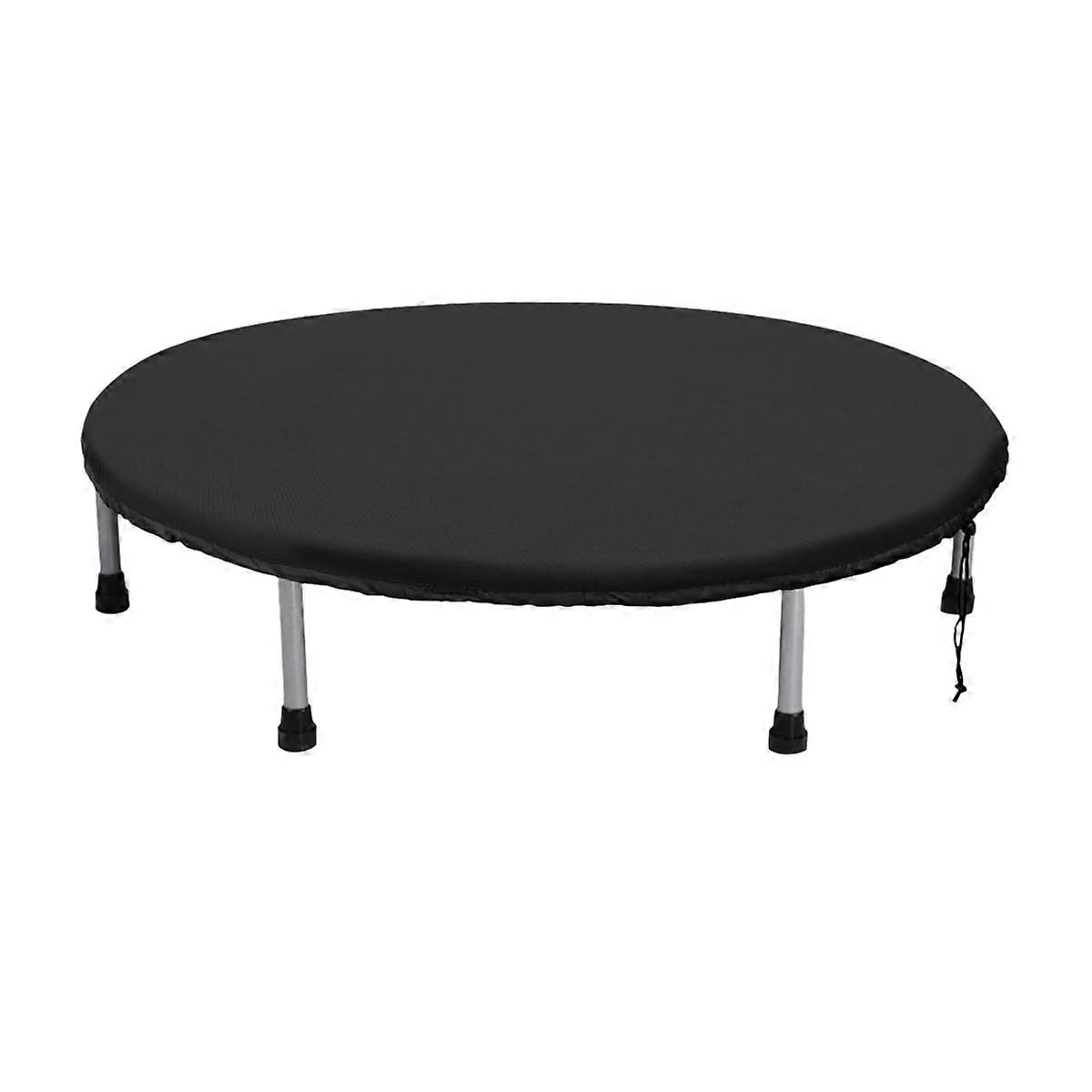 Mini Trampoline Cover Waterproof Fitness Protective Trampoline Round Covers for Indoor Outdoor Garden Rebounder 92x11cm