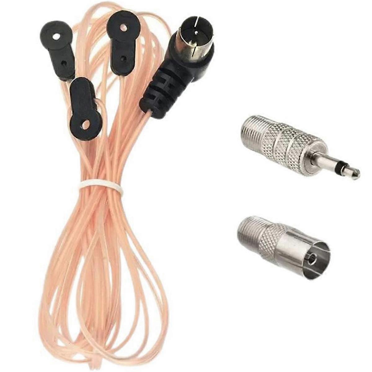 For Radio Speakers FM Amplifier Radio Antenna Home Use Transparent AM Signal Receiver Cable