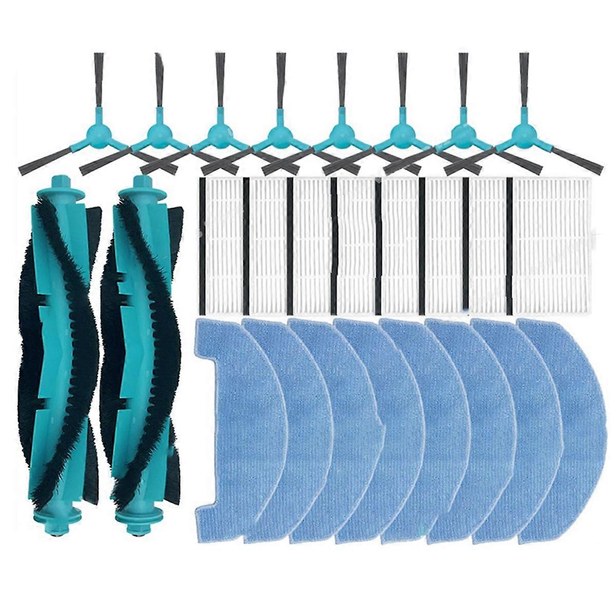 For E10, E20 Plus / Trouver E10, E20 / D10, T10 Lite Main Side Brush Filter Mop Cloth Parts