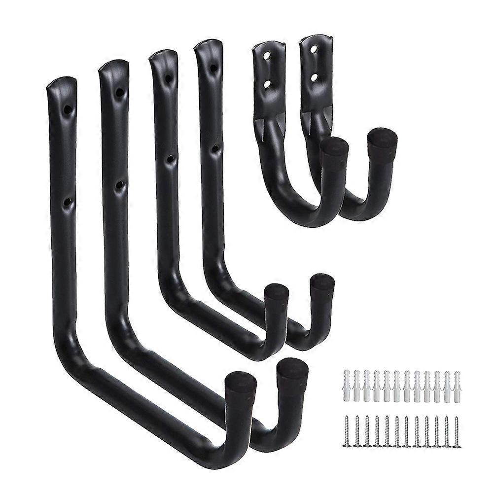 Solid 6Pack Black Garden Hooks For Home Organizing Party Hosting And Daily Use With Corrosion Resistance