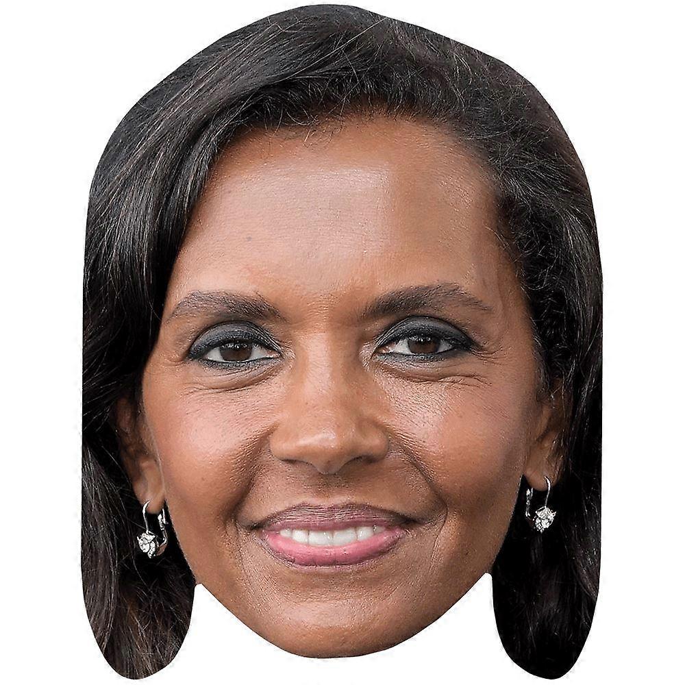 Karine Lemarchand (Smile) Celebrity Mask, Flat Card Face