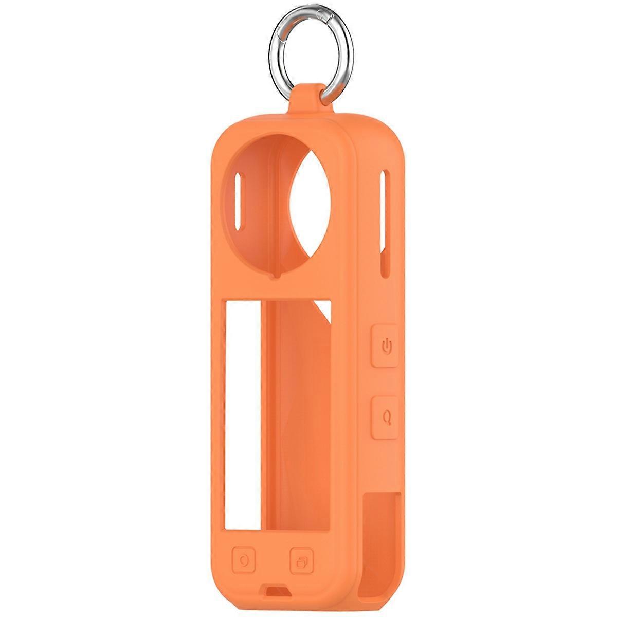 Silicone Protective Case for X5 Cover for Panoramic Action Cameras,Orange