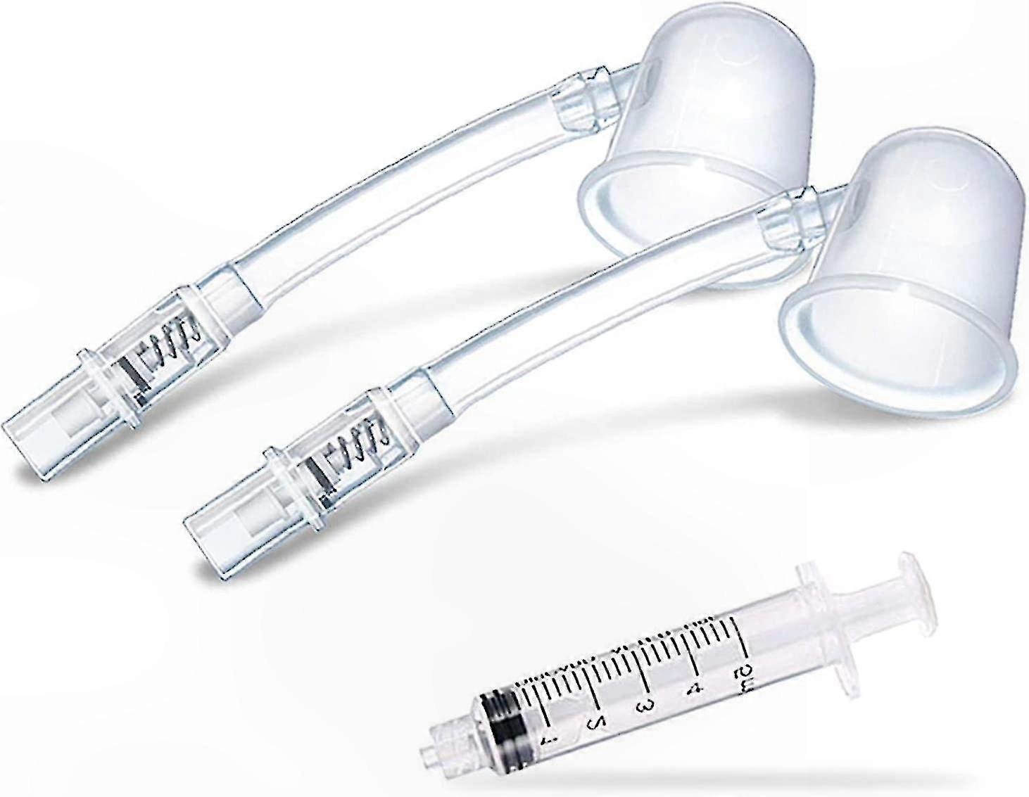 Nipple Suction Tool for Flat or Inverted Nipples with Storage Case (Clear)