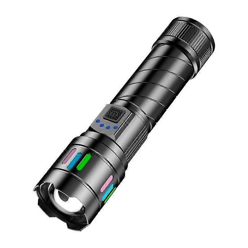 2025 Super Bright 13 Modes Adjustable Small Flashlight, Zoomable and Long Battery LED Flash Light, IP67 Waterproof Tactical Flashlight for Outdoor Eme