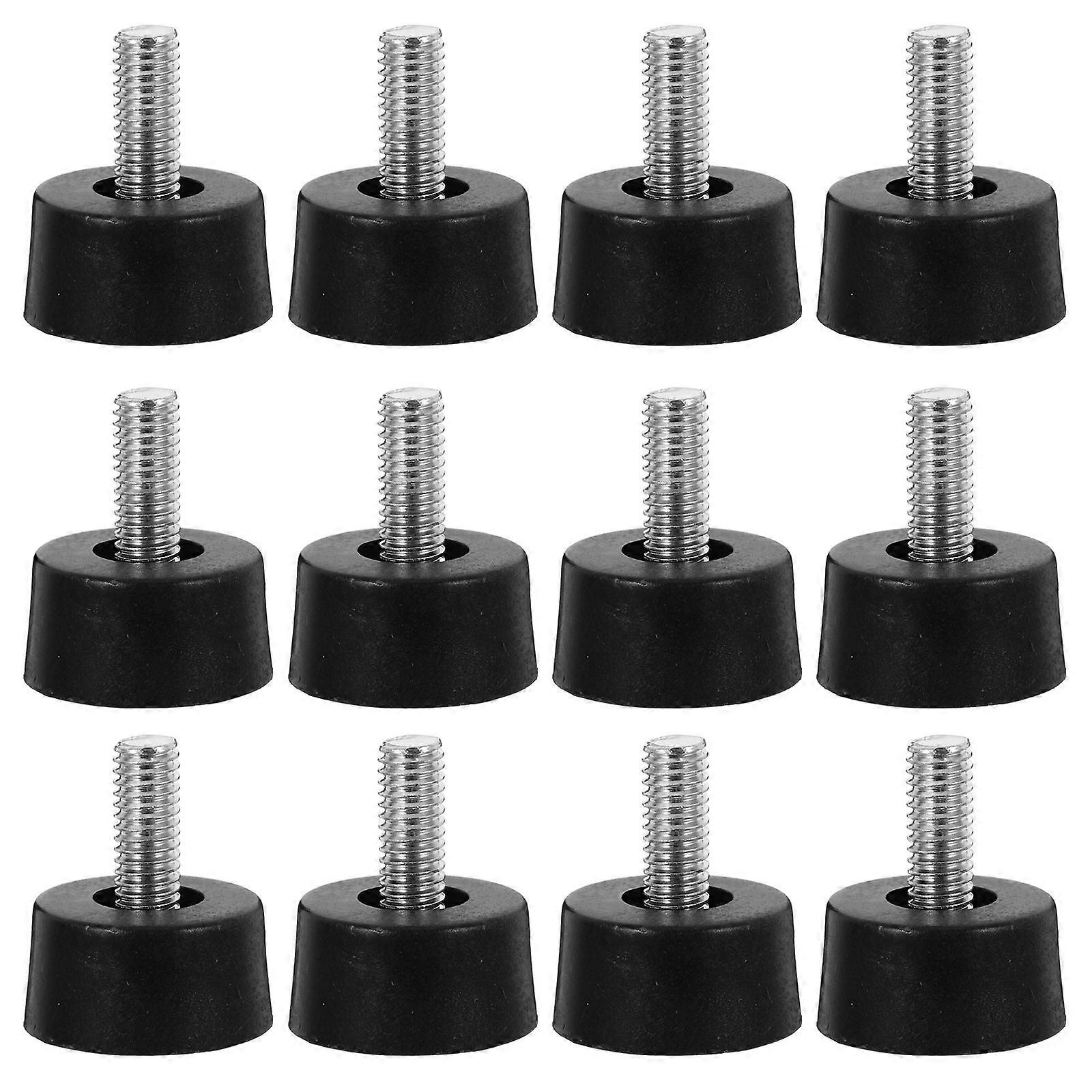 20 Pcs Adjustable Furniture Foot Pads Screw on Leveling Feet for Table and Cabinet Heavy Duty Furniture Legs Leveler Pads