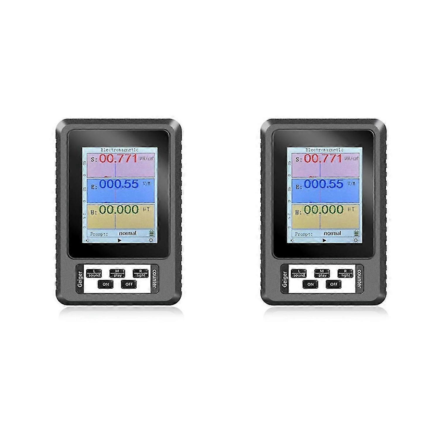 XR2 BR-9A Handheld Electromagnetic Radiation Detector Tester Black