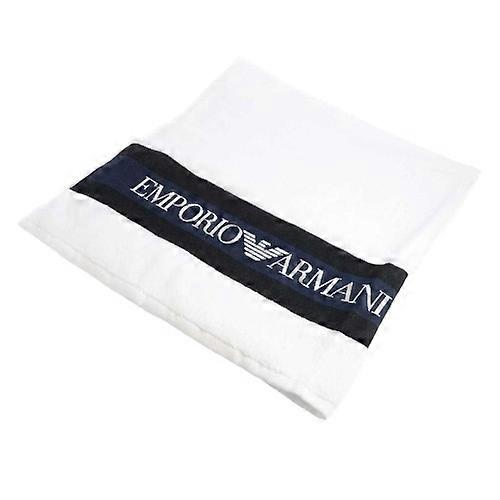 Emporio Armani Logo geweven handdoek