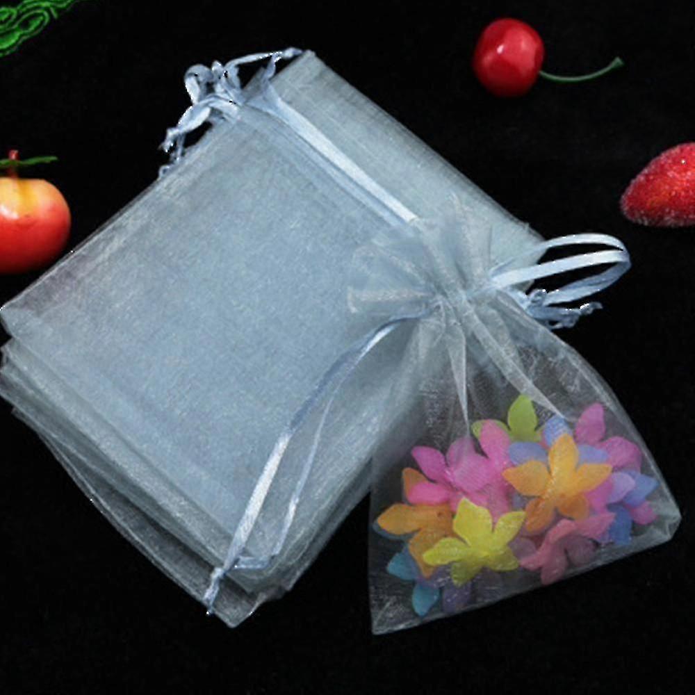 100pcs مجرد الرباط مجوهرات الحقائب حفل زفاف هدايا حقائب
