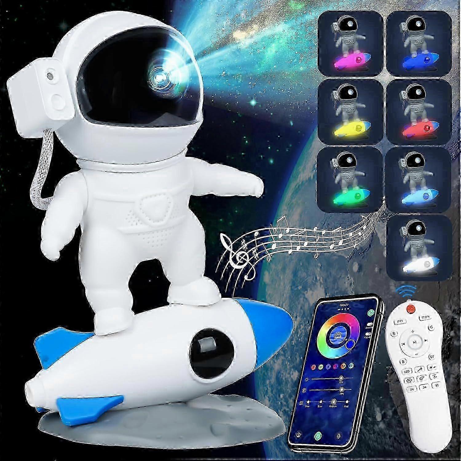 Astronaut Star Projector with Moon Lamp & Nebula Night Light