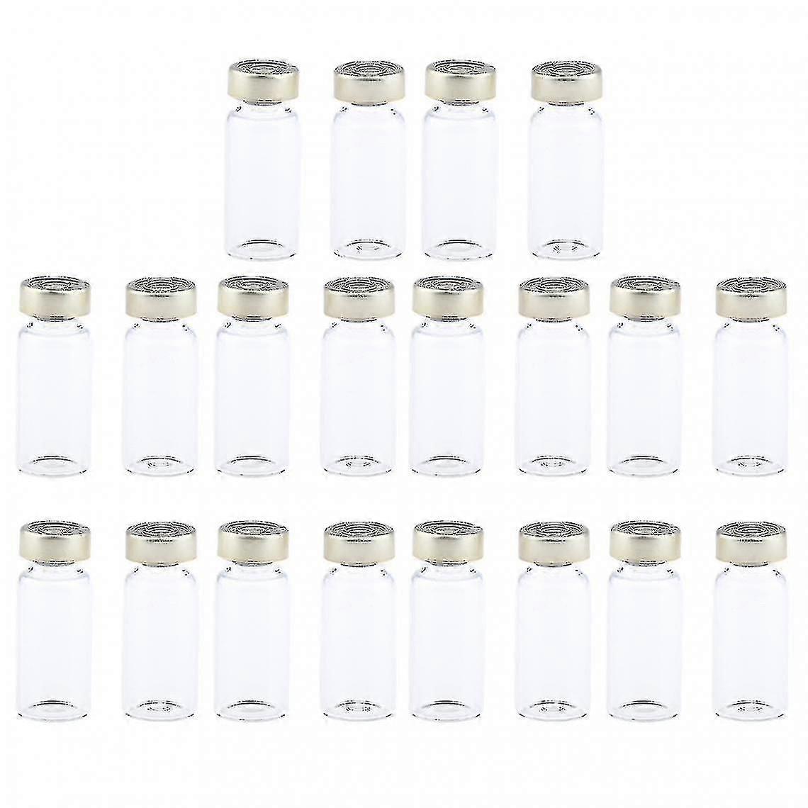 20pcs Empty Sterile Glass Sealed Vials For Serum Vials Containing Liquids 10ml-2025
