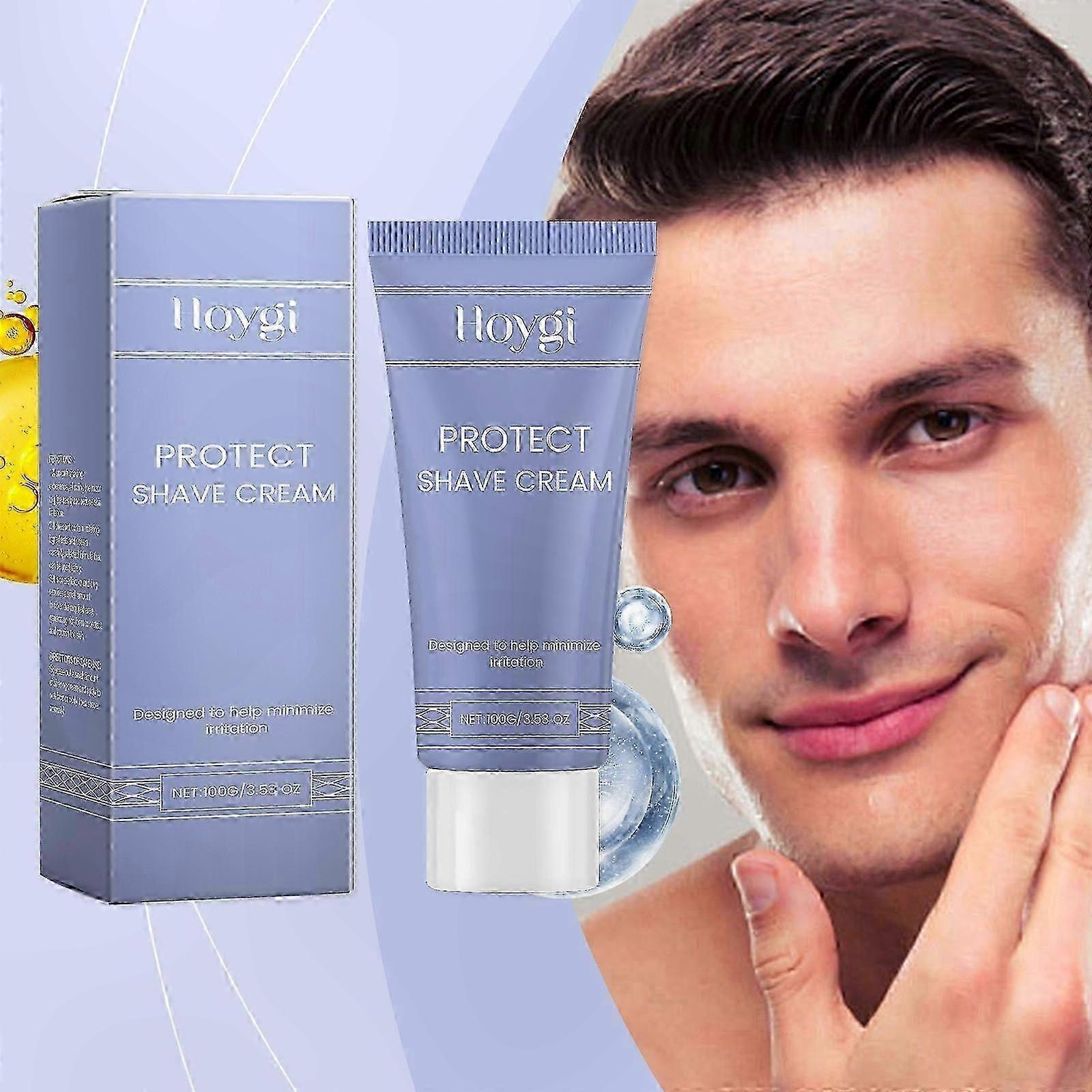 Nourishing Shave Cream for Men with Sensitive Skin - Protects from Irritation and Razor Burns with a Rich Formula