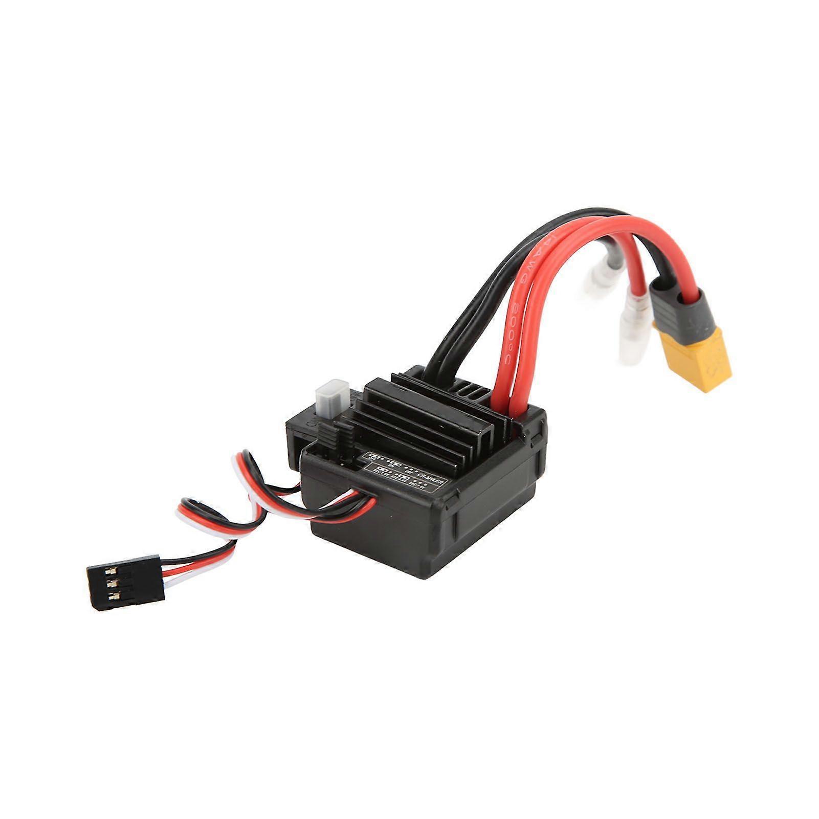 RC Brushed 80A ESC Speed Controller with 7.4V / 6.4V 5A BEC and XT60 Plug for 1/10 Brushed RC Car