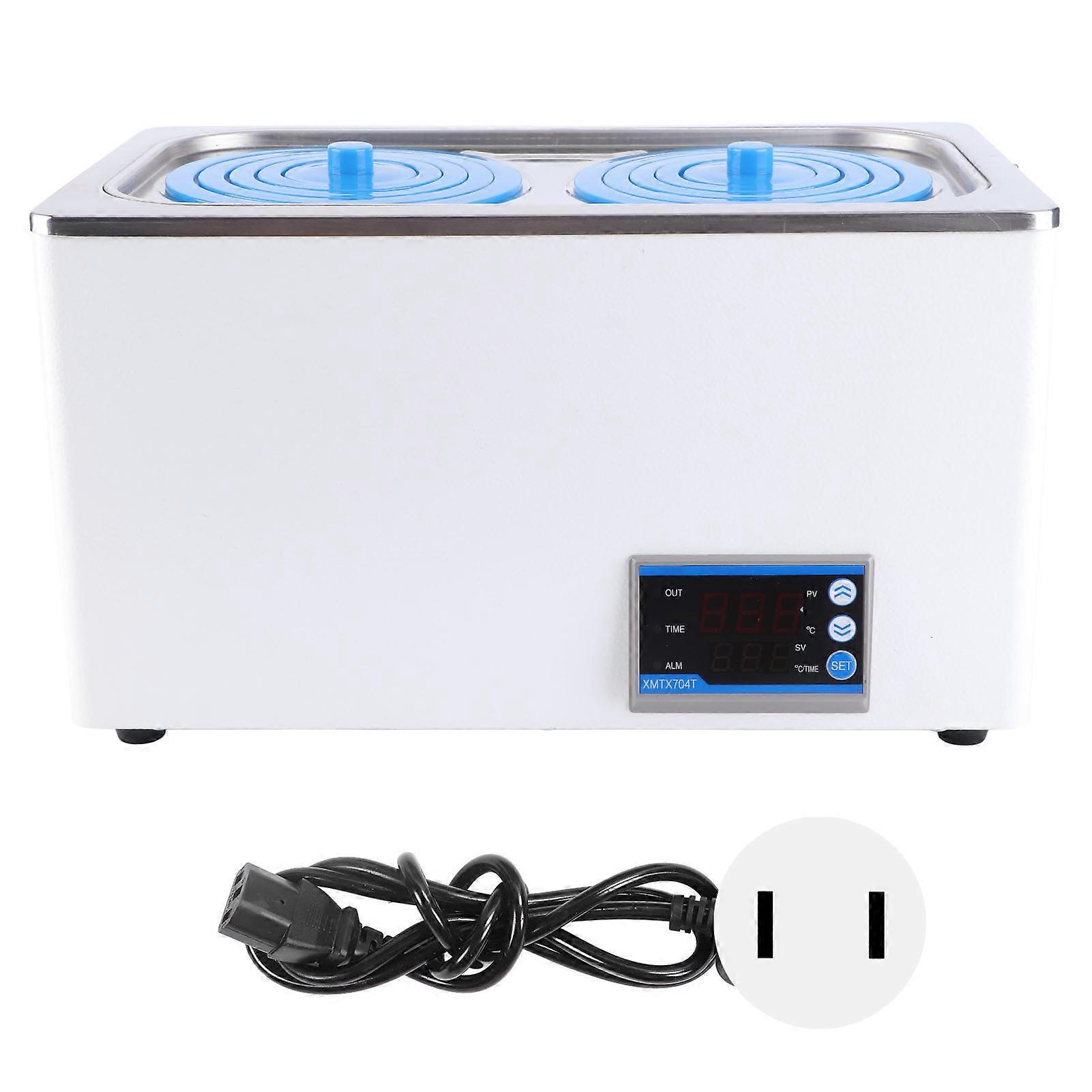 Chauffe-eau thermostatique numérique à température constante, 7 L, fournitures de laboratoire, 1 chambre avec 2 ouvertures, prise américaine 110 V