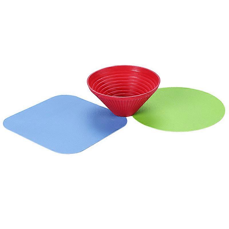 Jar Opener Gripper Anti-Skid Manual Lid Openers Silicone 3pcs Suitable for Stubborn Jars and Containers of All Sizes