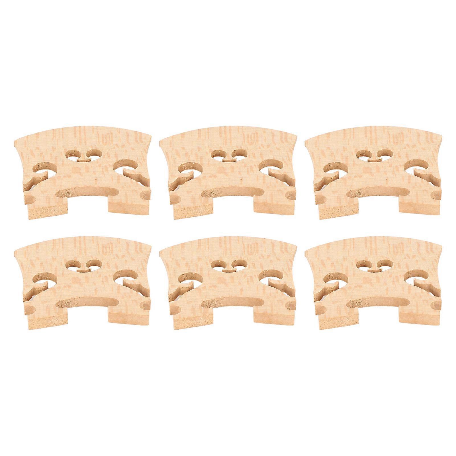 10Pcs 4/4 Full Size Maple Violin Bridge Baroque Style Wood