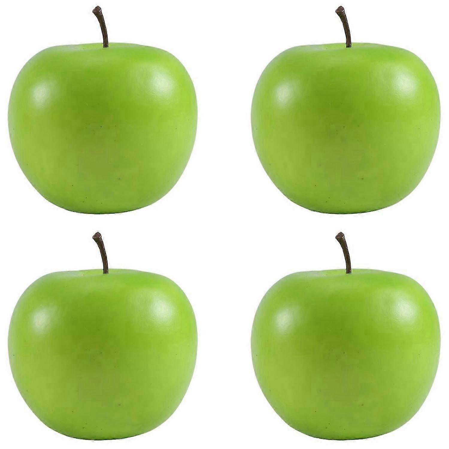 4 Large Artificial Green -Fruit