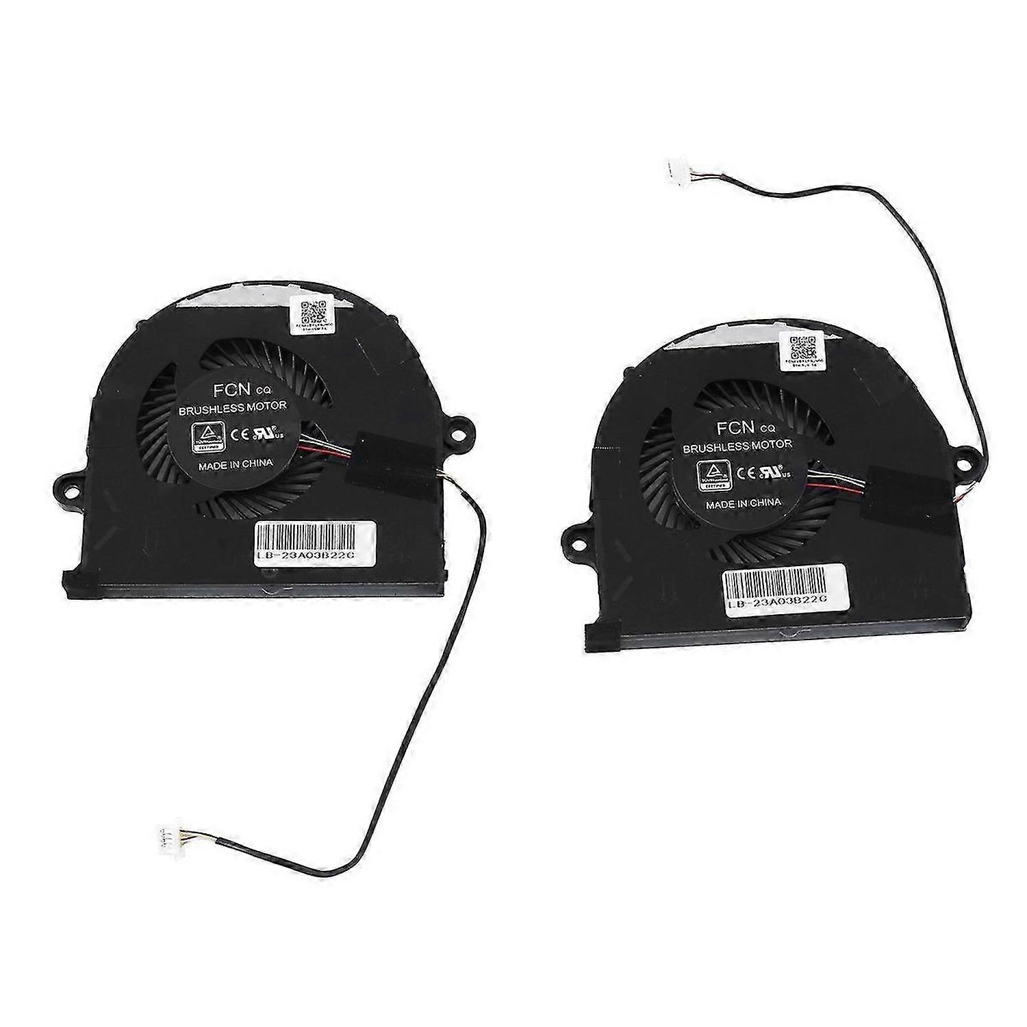 2PCS CPU + GPU Cooling Fan for Strix GL503 GL503V GL503VD FX503VD FX503 5V