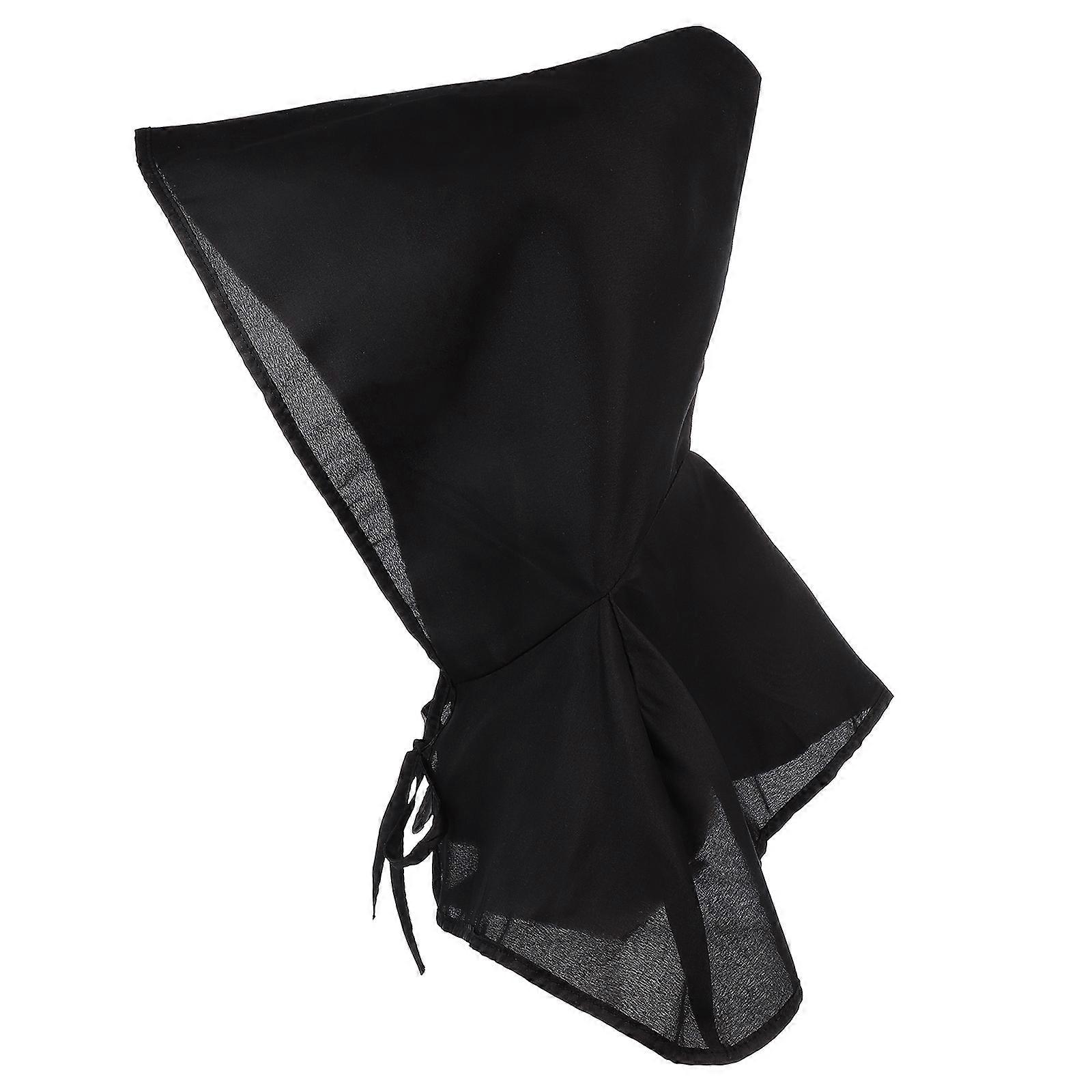 Cosplay Cloak 1Pc Black Hooded Cape For Halloween Party Performance Costume