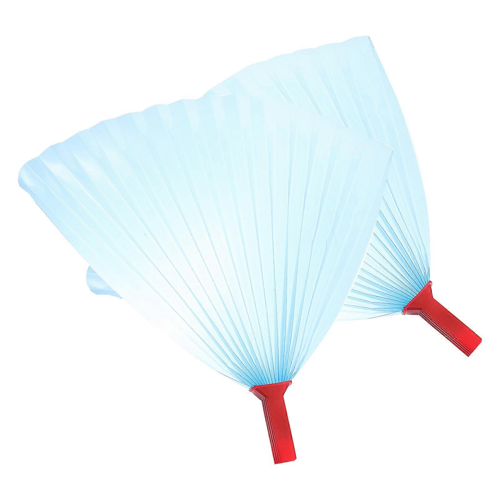 Manual Fan Plastic Handheld Fan for Performance 2Pcs Pack