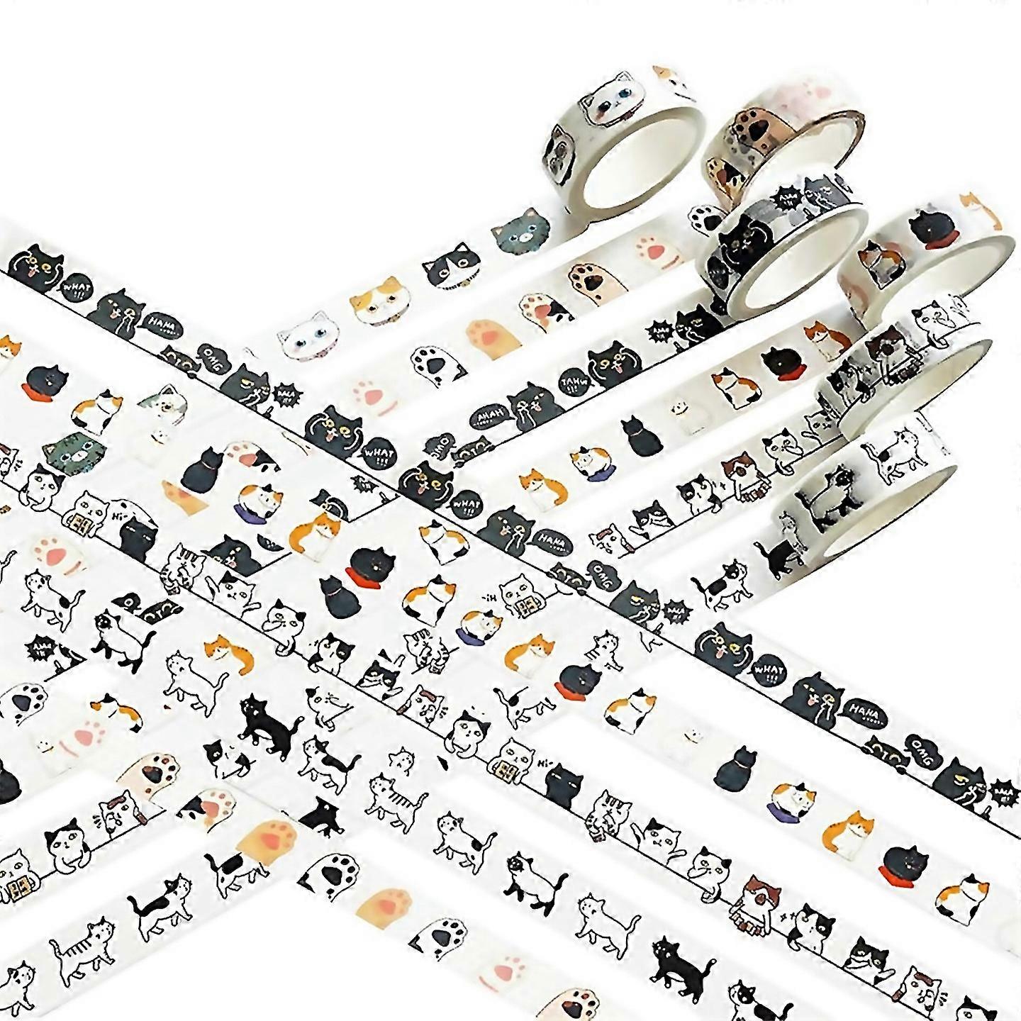For Cat Washi Tape Set 15 Mm Wide Washi